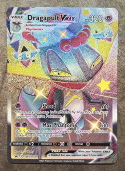 Pokemon TCG - JUMBO DRAGAPULT VMAX SWSH097 PROMO CARD SHINING FATES FULL ART - Image 1