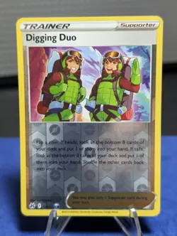 Pokemon TCG Digging Duo 126/159 Crown Zenith Reverse Holo - Image 1