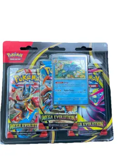 Lot Of 2 Pokemon TCG Mega Evolution 3 Pack Booster Blister Golduck Psyduck - Image 3