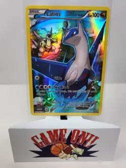 Pokemon Latios XY79 Black Star Promo Full Art LP sc - Image 1