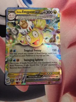 Pokemon Tcg Alolan Exeggutor Ex Surging Sparks 133/191 Ultra Rare Near Mint - Image 1
