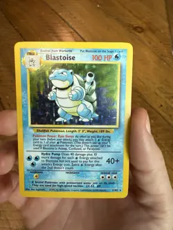 Blastoise Pokemon Card Holo Rare 2/102 Base Set 1999 Vintage - Image 1