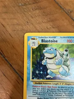 Blastoise Pokemon Card Holo Rare 2/102 Base Set 1999 Vintage - Image 3