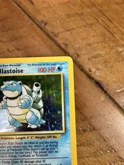 Blastoise Pokemon Card Holo Rare 2/102 Base Set 1999 Vintage - Image 4