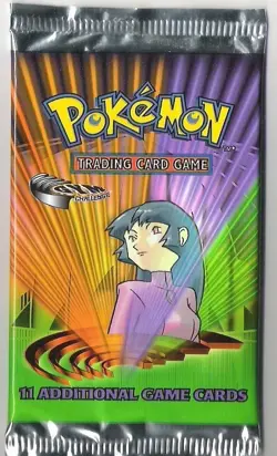 Pokemon TCG Gym Challenge Booster Pack - Sabrina Art Cover - Unweighted - Image 1