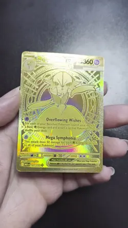Pokemon TCG Mega Evolution #187/132 Mega Gardevoir ex PACK FRESH MINT - Image 2