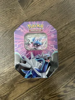 NEW Pokemon TCG Azure Legends Tin DIALGA EX Pokemon Center - In Hand - Sealed - Image 1
