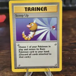 Pokemon TCG Scoop Up Base Set Trainer 78/102 Unlimited Rare - Image 1