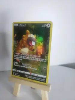 Bidoof Holo Ultra Rare Full Art Pokemon Crown Zenith Card English - Image 4