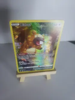 Bidoof Holo Ultra Rare Full Art Pokemon Crown Zenith Card English - Image 5