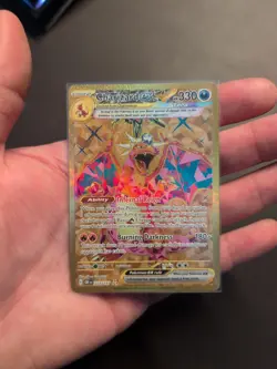 2023 Pokemon SV03: Obsidian Flames Charizard Ex 228/197 Hyper Rare Gold - Image 1