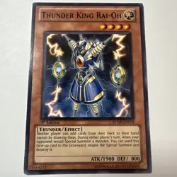 Yu-Gi-Oh! TCG Thunder King Rai-Oh 1st Edition RYMP-EN074 (LP) - Image 1