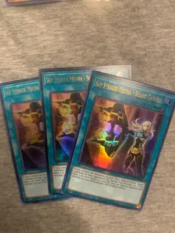 YUGIOH SKY STRIKER MECHA SHARK CANNON MAMA-EN011 1ST ULTRA X3 NM - Image 1