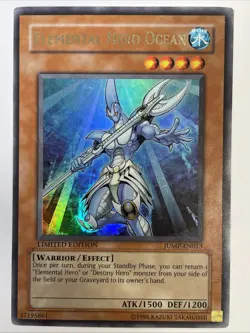 Elemental Hero Ocean JUMP-EN013 Shonen Jump Magazine Promos Limited Edition - Image 1