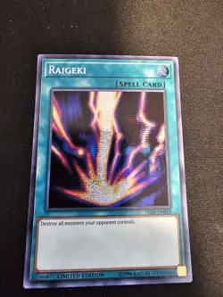 Yu-Gi-Oh TCG #TN19-EN010 Raigeki Limited Edition Prismatic Secret Rare - Image 1