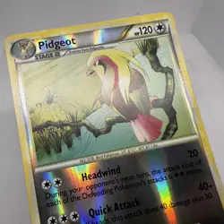 Vintage Y2K Pidgeot Reverse Holo Pokemon Card #30 Authentic 2011 Call Of Legends - Image 4