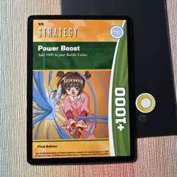 Cardcaptor Sakura Trading card game series 1 : demo card 1st ED S5 Power Boost - Image 1