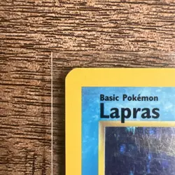 1999 Lapras Holo Rare English MP Pokemon TCG WOTC Card 10/62 Fossil - Image 2