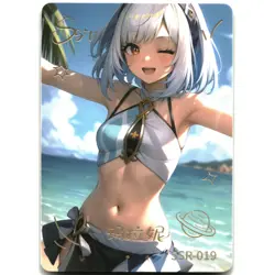Goddess Story Beautiful Figure Anime Waifu Card Mualani Genshin Impact SSR-019 - Image 1