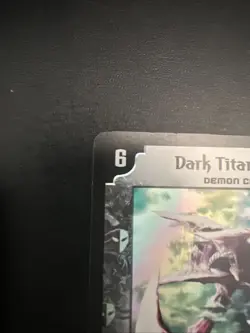 2004 Duel Masters Trading Card DM-02 Dark Titan Maginn #26/55 Rare Holo Foil - Image 3