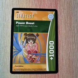 Cardcaptor Sakura Trading card game series 1 : demo card 1st ED S5 Power Boost - Image 1