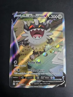 Galarian Perrserker V Alternate Full Art Holo Card 184/196 Lost Origin NM - Image 1