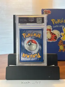 PSA 9 Metapod Reverse Holo Legendary Collection 2002 Pokemon Card #54 FAST SHIP! - Image 2