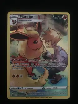 Pokemon Flareon TG01/TG30 Brilliant Stars Full Art Holo Card NM - Image 1