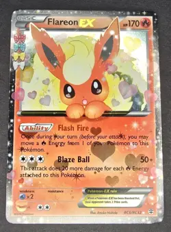 Flareon EX RC6/RC32 Pokemon Generations Radiant Collection Holo Card 2016 🔥 - Image 1