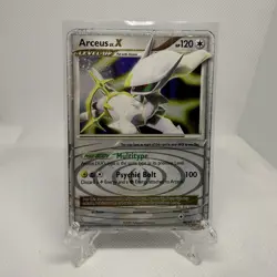 Vintage Y2K Arceus Lv.X 96/99 Pokemon Card Arceus Set 2009 Authentic - Image 1