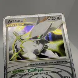 Vintage Y2K Arceus Lv.X 96/99 Pokemon Card Arceus Set 2009 Authentic - Image 4