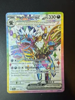 Hydreigon ex - 223/191 - Full Art Hyper Rare - Surging Sparks - Pokemon Card - Image 1