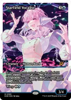 Starfield Vocalist (Showcase) (Fracture Foil) -Foil Near Mint MTG - Image 1