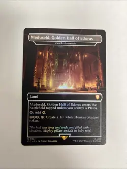 Mediated, Golden Hall Of Edoras- Castle Ardenvale - Foil LOTR MTG - Image 1