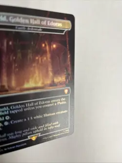 Mediated, Golden Hall Of Edoras- Castle Ardenvale - Foil LOTR MTG - Image 2