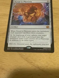 Portal to Phyrexia - 240 (The Brothers' War) - Mythic MTG Magic - Image 3