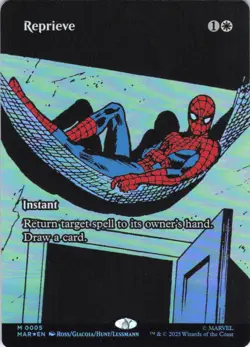 MTG Reprieve (Borderless) (5) | NM Foil | Spider-Man Marvel Eternal {MAR} - Image 2
