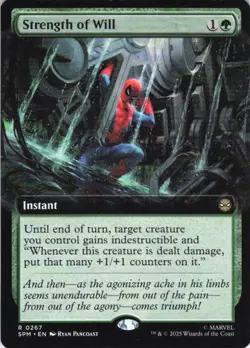 MTG Strength of Will (Extended Art) (267) | NM | Spider-Man {SPM} - Image 1