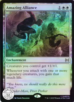 MTG Amazing Alliance (2) | NM Foil | Spider-Man Eternal {SPE} - Image 1
