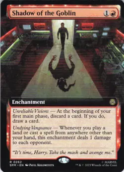 MTG Shadow of the Goblin (Extended Art) (262) | NM | Spider-Man {SPM} - Image 1