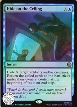 MTG Hide on the Ceiling (32) | NM Foil | Spider-Man {SPM} - Image 1
