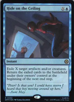 MTG Hide on the Ceiling (32) | NM Foil | Spider-Man {SPM} - Image 2