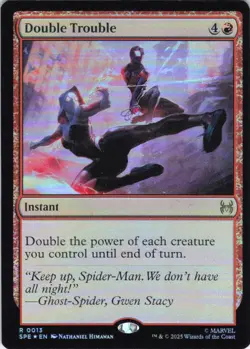 MTG Double Trouble (13) | NM Foil | Spider-Man Eternal {SPE} - Image 2