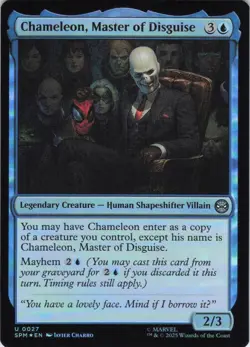 MTG Chameleon, Master of Disguise (27) | NM Foil | Spider-Man {SPM} - Image 2