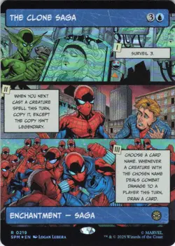 MTG The Clone Saga (Borderless) (219) | NM Foil | Spider-Man {SPM} - Image 2