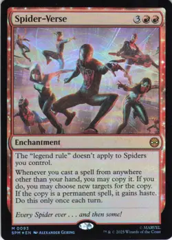 MTG Spider-Verse (93) | NM Foil | Spider-Man {SPM} - Image 2
