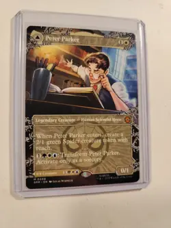 Mtg Peter Parker (0208) (Borderless) Amazing Spider-Man Reg Magic The Gathering - Image 2