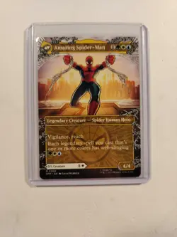 Mtg Peter Parker (0208) (Borderless) Amazing Spider-Man Reg Magic The Gathering - Image 3