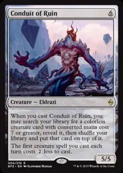 MTG English Conduit of Ruin NM Normal Battle for Zendikar - Image 1