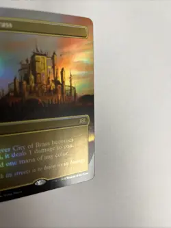 City Of Brass Borderless Foil Double Masters 2022 MTG - Image 2